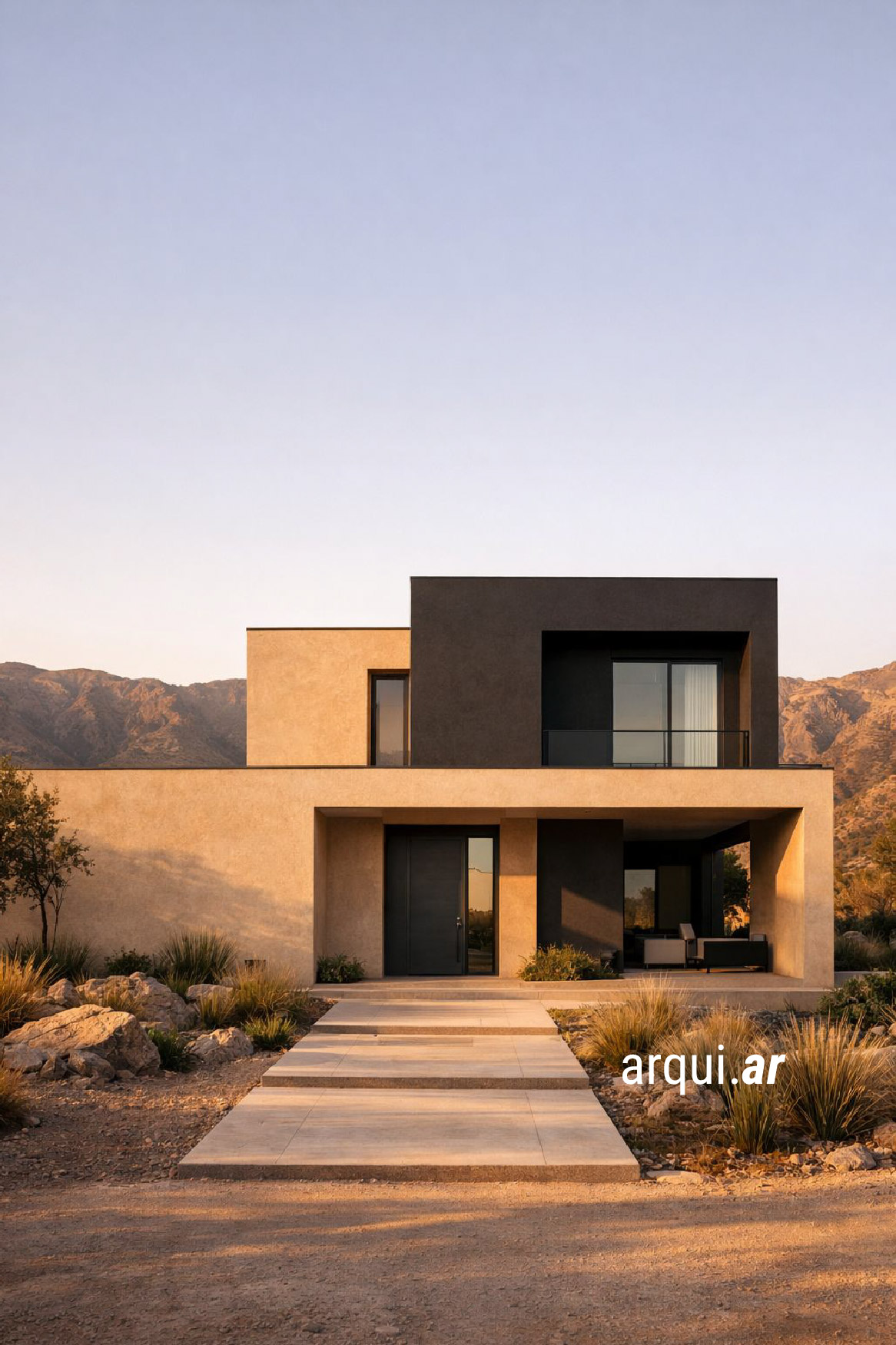 Casa moderna de diseño exclusivo en las sierras de Córdoba con terminaciones premium, Línea Black de Arqui.